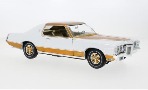 Pontiac Grand Prix 1/18 Auto World Royal Bobcat blanche/metallise marron 1969 1:18 miniature