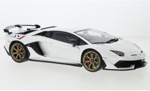 Miniature Lamborghini Aventador 1/18 AUTOart SVJ metallise blanche 2019 Lamborghini Aventador 1/18 AUTOart SVJ metallise blanche 2019 miniature
