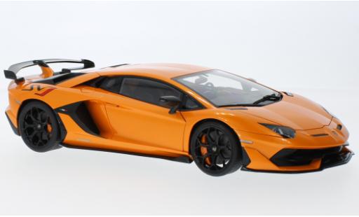 Miniature Lamborghini Aventador 1/18 AUTOart SVJ metallise orange 2019 Lamborghini Aventador 1/18 AUTOart SVJ metallise orange 2019 miniature