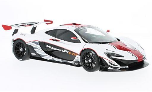 Miniature McLaren P1 1/18 AUTOart GTR blanche/rouge 2015 McLaren P1 1/18 AUTOart GTR blanche/rouge 2015 miniature