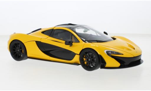 Miniature McLaren P1 1/18 AUTOart metallise jaune 2013 McLaren P1 1/18 AUTOart metallise jaune 2013 miniature