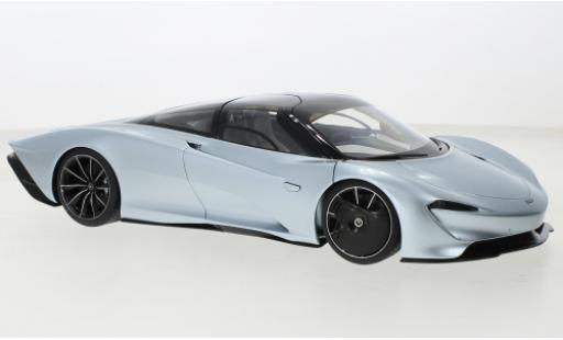 Miniature McLaren Speedtail 1/18 AUTOart SpeedTail metallise bleu clair/noire 2020 McLaren Speedtail 1/18 AUTOart SpeedTail metallise bleu clair/noire 2020 miniature