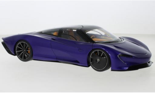 Miniature McLaren Speedtail 1/18 AUTOart SpeedTail violetteee/noire 2020 McLaren Speedtail 1/18 AUTOart SpeedTail violetteee/noire 2020 miniature