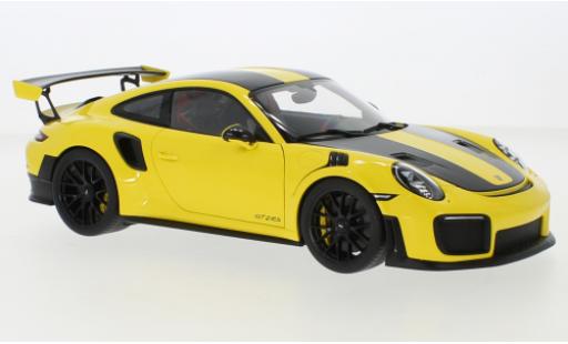 Miniature Porsche 991 GT2 RS 1/18 AUTOart 911 (.2) jaune 2017 Porsche 991 GT2 RS 1/18 AUTOart 911 (.2) jaune 2017 miniature
