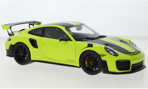 Miniature Porsche 991 GT2 RS 1/18 AUTOart 911 (.2) verte 2017 Porsche 991 GT2 RS 1/18 AUTOart 911 (.2) verte 2017 miniature