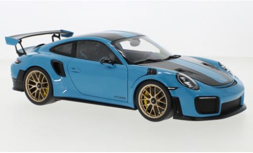 Miniature Porsche 991 GT2 RS 1/18 AUTOart 911 (.2) bleue 2017 Porsche 991 GT2 RS 1/18 AUTOart 911 (.2) bleue 2017 miniature