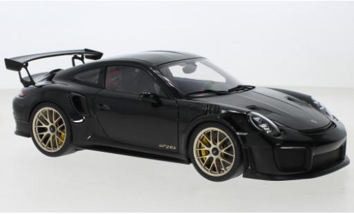 Miniature Porsche 991 GT2 RS 1/18 AUTOart 911 (.2) noire 2017 Porsche 991 GT2 RS 1/18 AUTOart 911 (.2) noire 2017 miniature