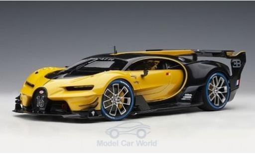 Miniature Bugatti Vision 1/18 AUTOart GT jaune/noire 2015 Bugatti Vision 1/18 AUTOart GT jaune/noire 2015 miniature