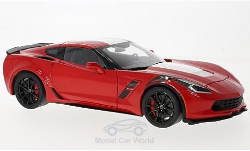 Miniature Chevrolet Corvette C7 1/18 AUTOart (C7) Grand Sport rouge/blanche 2017 Chevrolet Corvette C7 1/18 AUTOart (C7) Grand Sport rouge/blanche 2017 miniature