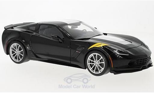 Miniature Chevrolet Corvette C7 1/18 AUTOart (C7) Grand Sport noire/blanche 2017 Chevrolet Corvette C7 1/18 AUTOart (C7) Grand Sport noire/blanche 2017 miniature