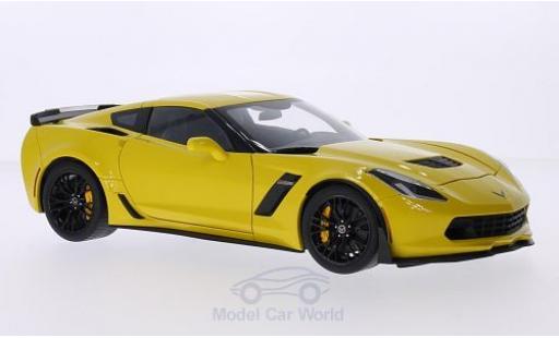 Miniature Chevrolet Corvette C7 1/18 AUTOart (C7) Z06 jaune 2014 Chevrolet Corvette C7 1/18 AUTOart (C7) Z06 jaune 2014 miniature
