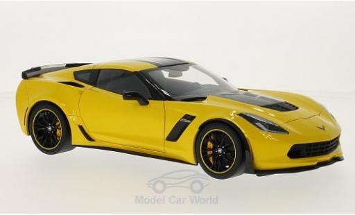 Miniature Chevrolet Corvette C7 1/18 AUTOart Z06 C7-R Edition jaune/noire 2014 Chevrolet Corvette C7 1/18 AUTOart Z06 C7-R Edition jaune/noire 2014 miniature