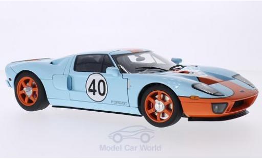 Miniature Ford GT 1/18 AUTOart bleue/orange 2004 Ford GT 1/18 AUTOart bleue/orange 2004 miniature