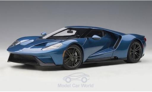 Miniature Ford GT 1/18 AUTOart metallise bleue 2017 Ford GT 1/18 AUTOart metallise bleue 2017 miniature