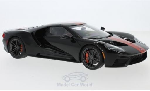 Miniature Ford GT 1/18 AUTOart noire/orange 2017 Ford GT 1/18 AUTOart noire/orange 2017 miniature