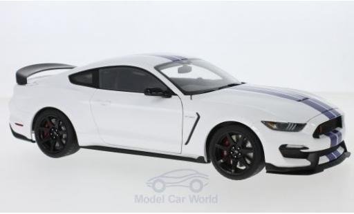 Miniature Ford Mustang 1/18 AUTOart Shelby GT-350R blanche/bleue 2017 Ford Mustang 1/18 AUTOart Shelby GT-350R blanche/bleue 2017 miniature