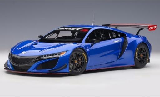 Miniature Honda NSX 1/18 AUTOart GT3 bleue 2018 Plain Body Version Honda NSX 1/18 AUTOart GT3 bleue 2018 Plain Body Version miniature
