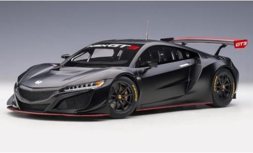 Miniature Honda NSX 1/18 AUTOart GT3 metallise noire 2018 Plain Body Version Honda NSX 1/18 AUTOart GT3 metallise noire 2018 Plain Body Version miniature