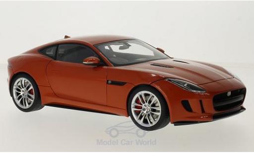 Miniature Jaguar F-Type 1/18 AUTOart R Coupe metallise orange RHD 2015 Jaguar F-Type 1/18 AUTOart R Coupe metallise orange RHD 2015 miniature