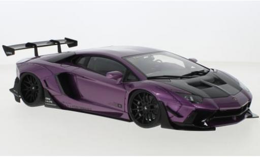 Lamborghini Aventador 1/18 AUTOart LB-Works Limited Edition metallise violette/carbon 1:18 miniature