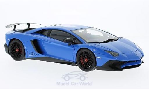 Miniature Lamborghini Aventador 1/18 AUTOart LP750-4 SV bleue 2015 Lamborghini Aventador 1/18 AUTOart LP750-4 SV bleue 2015 miniature