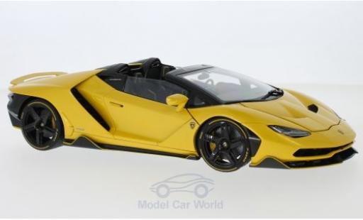 Miniature Lamborghini Centenario 1/18 AUTOart Roadster metallise jaune 2016 Lamborghini Centenario 1/18 AUTOart Roadster metallise jaune 2016 miniature