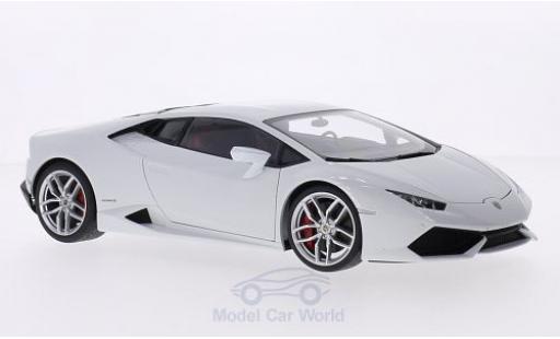 Miniature Lamborghini Huracan 1/18 AUTOart LP610-4 metallise blanche 2014 Lamborghini Huracan 1/18 AUTOart LP610-4 metallise blanche 2014 miniature