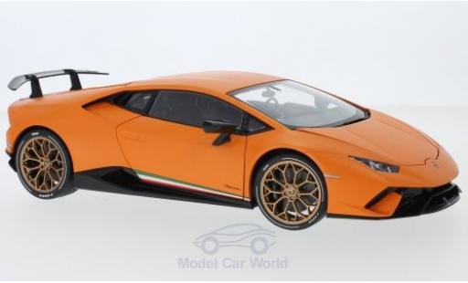 Miniature Lamborghini Huracan 1/18 AUTOart Performante matt-orange 2017 Lamborghini Huracan 1/18 AUTOart Performante matt-orange 2017 miniature
