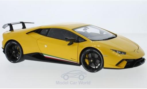 Miniature Lamborghini Huracan 1/18 AUTOart Performante metallise jaune 2017 Lamborghini Huracan 1/18 AUTOart Performante metallise jaune 2017 miniature