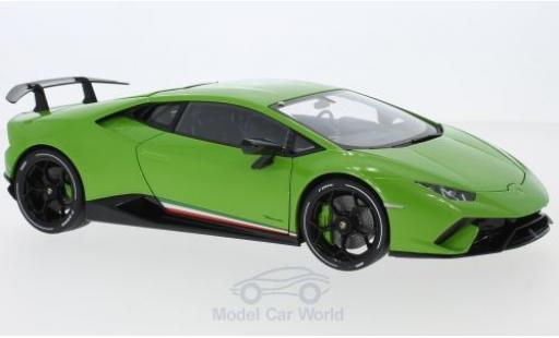 Miniature Lamborghini Huracan 1/18 AUTOart Performante metallise verte 2017 Lamborghini Huracan 1/18 AUTOart Performante metallise verte 2017 miniature