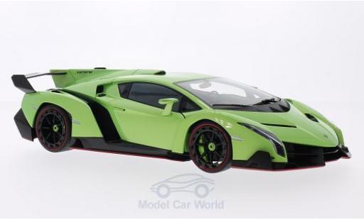 Miniature Lamborghini Veneno 1/18 AUTOart metallise verte 2013 Lamborghini Veneno 1/18 AUTOart metallise verte 2013 miniature