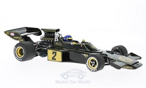 Miniature Lotus 72 1/18 AUTOart E No.2 John Player Special Formel 1 1973 mit Fahrerfigur R.Peterson Lotus 72 1/18 AUTOart E No.2 John Player Special Formel 1 1973 mit Fahrerfigur R.Peterson miniature