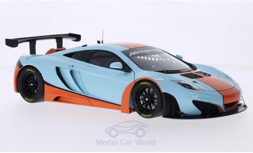 Miniature McLaren MP4-12C 1/18 AUTOart 12C GT3 Gulf 2012 McLaren MP4-12C 1/18 AUTOart 12C GT3 Gulf 2012 miniature