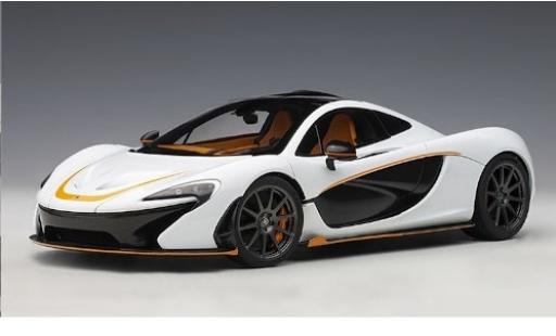 Miniature McLaren P1 1/18 AUTOart blanche/orange 2013 McLaren P1 1/18 AUTOart blanche/orange 2013 miniature