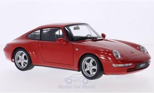 Miniature Porsche 993 1/18 AUTOart 911 () Carrera rouge 1995 Porsche 993 1/18 AUTOart 911 () Carrera rouge 1995 miniature