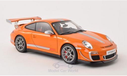 Miniature Porsche 997 GT3 RS 1/18 AUTOart 911 () GT3 RS 4.0 orange/grise 2011 Porsche 997 GT3 RS 1/18 AUTOart 911 () GT3 RS 4.0 orange/grise 2011 miniature
