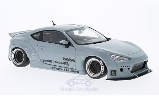 Miniature Toyota 86 1/18 AUTOart Rocket Bunny grise noiree Felgen Toyota 86 1/18 AUTOart Rocket Bunny grise noiree Felgen miniature