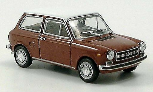 Autobianchi A112 citadine 1/43 Starline marron/blanche miniature