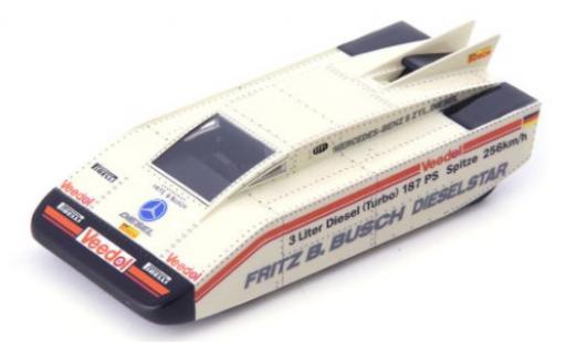 Miniature Mercedes CLA 1/43 AutoCult Fritz B. Busch Dieselstar beige clair/Décorer 1975 Mercedes CLA 1/43 AutoCult Fritz B. Busch Dieselstar beige clair/Décorer 1975 miniature