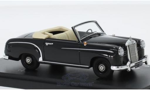 Miniature Mercedes 180 1/43 AutoCult Cabriolet A Prougeotyp noire 1953 Mercedes 180 1/43 AutoCult Cabriolet A Prougeotyp noire 1953 miniature