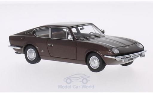 Fiat 125 1/43 AutoCult Samantha Vignale metallise marron 1967 miniature
