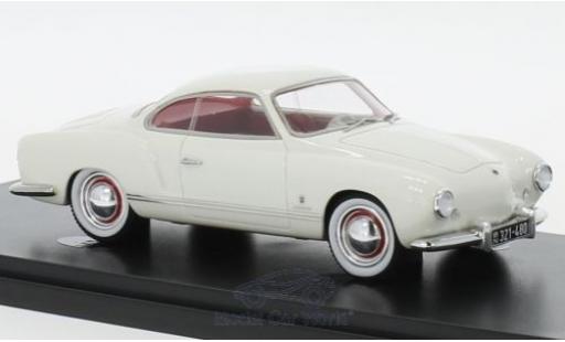 Miniature Volkswagen Karmann 1/43 AutoCult Ghia Prougeotyp blanche 1954 Volkswagen Karmann 1/43 AutoCult Ghia Prougeotyp blanche 1954 miniature