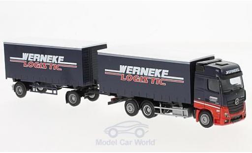 Miniature Mercedes Actros 1/87 AWM 2 Big. Werneke G-WKHZ Mercedes Actros 1/87 AWM 2 Big. Werneke G-WKHZ miniature