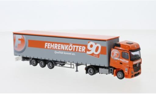 Miniature Mercedes Actros 1/87 AWM 2 BigSpace / Aerop. Fehrenkötter Megaliner-camion avec bache Mercedes Actros 1/87 AWM 2 BigSpace / Aerop. Fehrenkötter Megaliner-camion avec bache miniature
