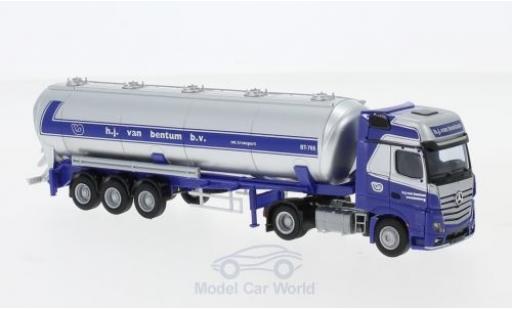 Miniature Mercedes Actros 1/87 AWM 2 GigaLiner /Aerop. Van Bentum Kippsilo-Sattelzug Mercedes Actros 1/87 AWM 2 GigaLiner /Aerop. Van Bentum Kippsilo-Sattelzug miniature
