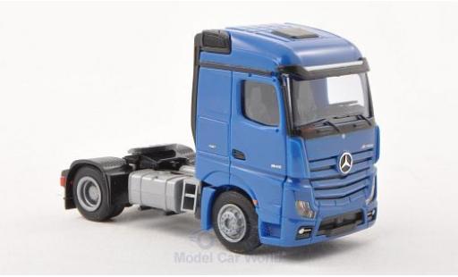 Miniature Mercedes Actros 1/87 AWM 2 Streamspace bleue Solo-Zugmaschine 2-Achsig bleue Mercedes Actros 1/87 AWM 2 Streamspace bleue Solo-Zugmaschine 2-Achsig bleue miniature
