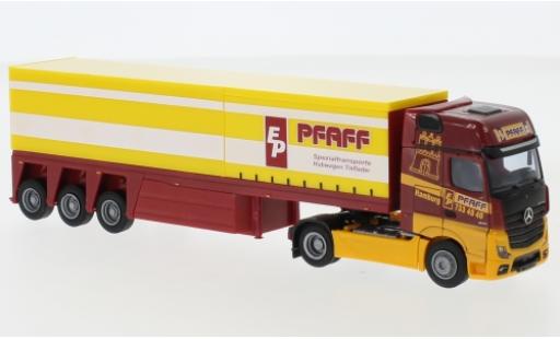 Miniature Mercedes Actros 1/87 AWM 5 GigaSpace/Aerop. Pfaff Innenladersattelzug Mercedes Actros 1/87 AWM 5 GigaSpace/Aerop. Pfaff Innenladersattelzug miniature