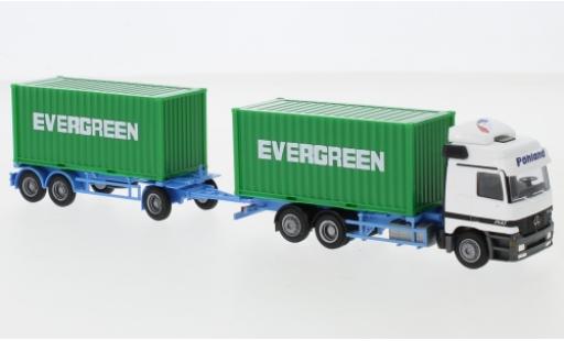 Miniature Mercedes Actros 1/87 AWM L Evergreen 2x20 Co.-HZ Mercedes Actros 1/87 AWM L Evergreen 2x20 Co.-HZ miniature