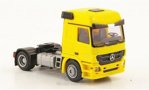 Miniature Mercedes Actros 1/87 AWM MP3 L Zugmaschine jaune Mercedes Actros 1/87 AWM MP3 L Zugmaschine jaune miniature