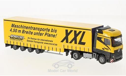 Miniature Mercedes Actros 1/87 AWM 2 Big./Aerop. Morof Jumbo-G-KSZ Mercedes Actros 1/87 AWM 2 Big./Aerop. Morof Jumbo-G-KSZ miniature